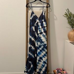 Zara Blue Tie Dye Maxi